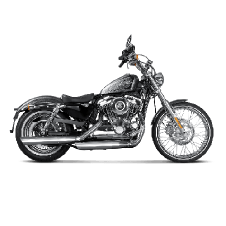 Akrapovic Slip-On Omologato per Harley Davidson XL1200T Super Low 2014-2015