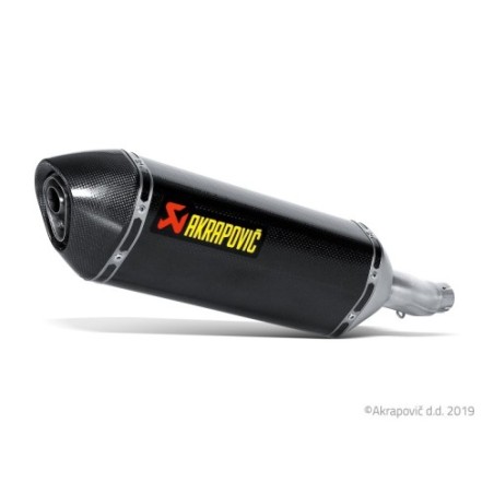 Akrapovic Silenziatore Non omologato Carbonio per Honda CBR 300 R 2014-2016