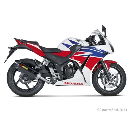 Akrapovic Silenziatore Non omologato Carbonio per Honda CBR 300 R 2014-2016