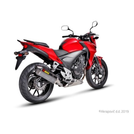 Akrapovic Silenziatore Omologato Carbonio per Honda CB400-500X 2013-2016
