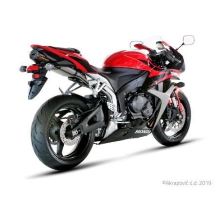 Akrapovic Silenziatore Omologato Carbonio Titanio per Honda CBR 600 RR 2007-2008