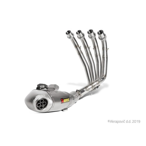 Akrapovic Scarico Completo Omologato Titanio Inox per Honda CB 650 F / CBR 650 F 2014-2016