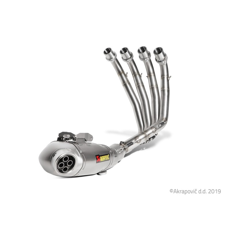 Akrapovic Scarico Completo Omologato Titanio Inox per Honda CB 650 F / CBR 650 F 2014-2016