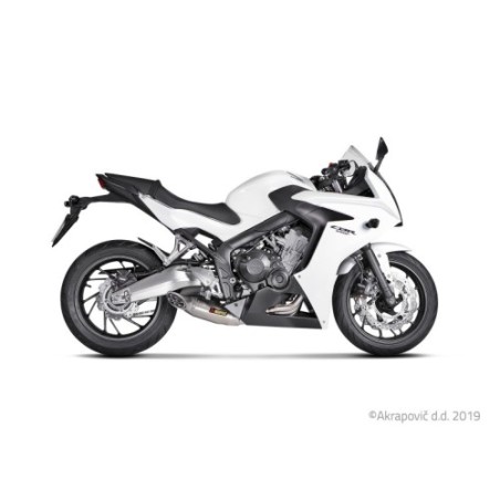 Akrapovic Scarico Completo Omologato Titanio Inox per Honda CB 650 F / CBR 650 F 2014-2016