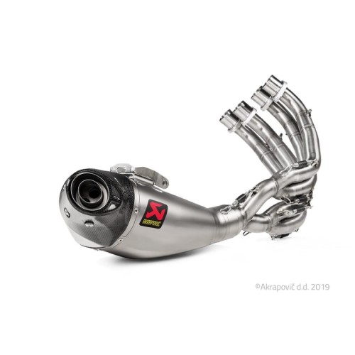 Akrapovic Scarico Completo Omologato Carbonio Titanio Inox per Honda CB 650 F / CBR 650 F 2014-2018