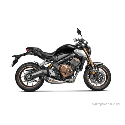 Akrapovic Scarico Completo Omologato Carbonio Titanio Inox per Honda CB 650 F / CBR 650 F 2014-2018