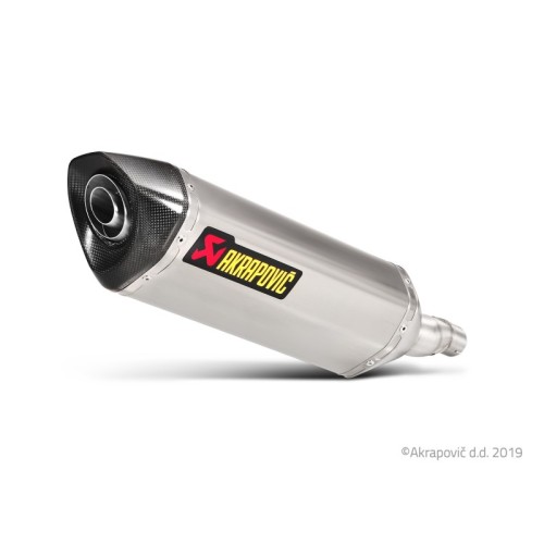 Akrapovic Silenziatore Omologato Carbonio Titanio per Honda NC 750 S / NC 700 X 2012-2020