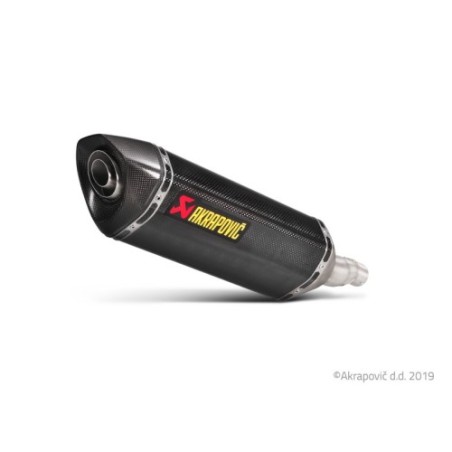 Akrapovic Silenziatore Omologato Carbonio Inox per Honda NC 750 S / NC 700 X 2012-2020