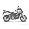 Akrapovic Silenziatore Omologato Carbonio Inox per Honda NC 750 S / NC 700 X 2012-2020