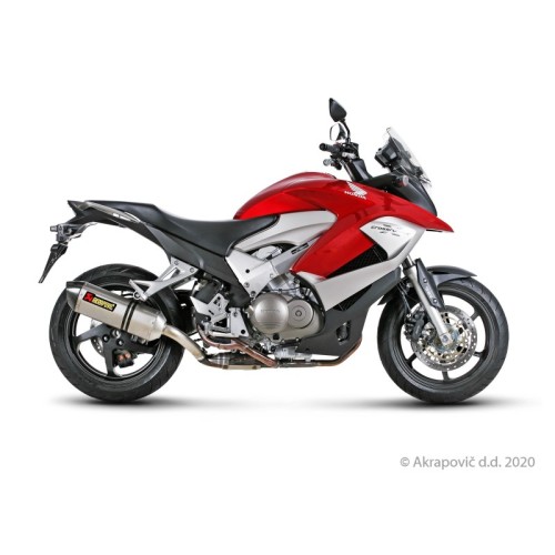 Akrapovic Silenziatore Omologato Carbonio Titanio per Honda CROSSRUNNER VFR800X 2011-2014
