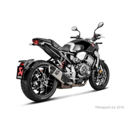 Akrapovic Silenziatore Omologato Carbonio Titanio per Honda CB 1000 R 2018-2024