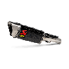 Akrapovic Slip-On Non omologato Carbonio Titanio per Honda CBR 1000RR-R Fireblade SP 2020-2023