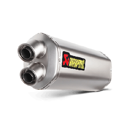 Akrapovic Silenziatore Omologato Titanio per Honda CRF1000L Africa Twin 2016-2019