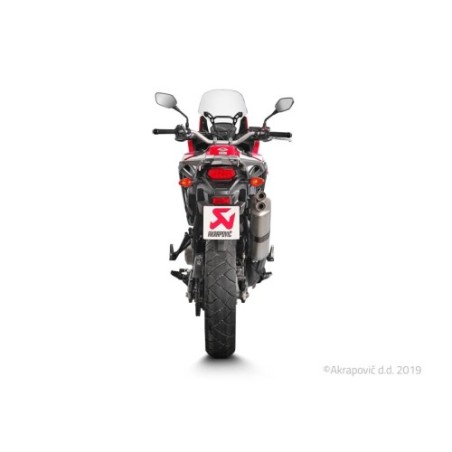 Akrapovic Silenziatore Omologato Titanio per Honda CRF1000L Africa Twin 2016-2019