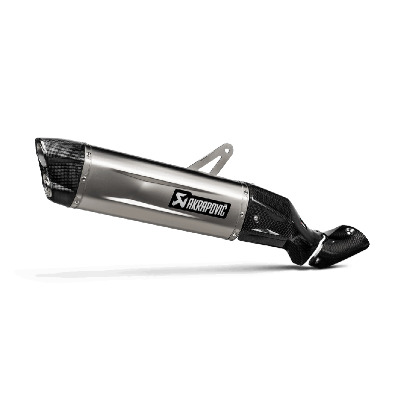 Akrapovic Slip-On Omologato Carbonio Titanio per Honda CRF1100L Africa Twin 2020-2023