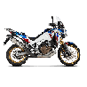 Akrapovic Slip-On Omologato Carbonio Titanio per Honda CRF1100L Africa Twin 2020-2023