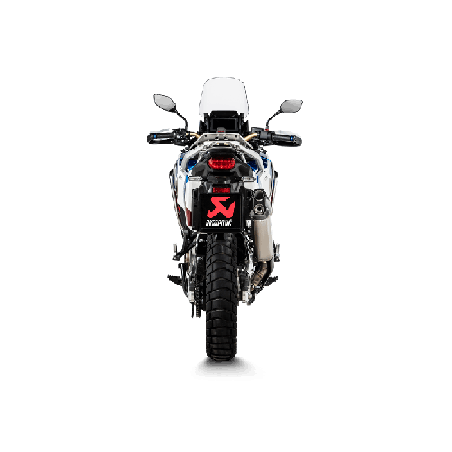 Akrapovic Slip-On Omologato Carbonio Titanio per Honda CRF1100L Africa Twin 2020-2023