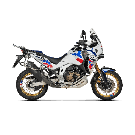 Akrapovic Slip-On Omologato per Honda CRF1100L Africa Twin 2024-2026