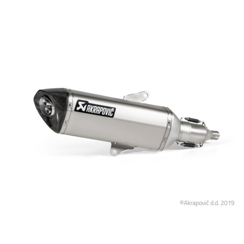 Akrapovic Silenziatore Omologato Carbonio Inox per Honda FORZA 250 / 300 2018-2020