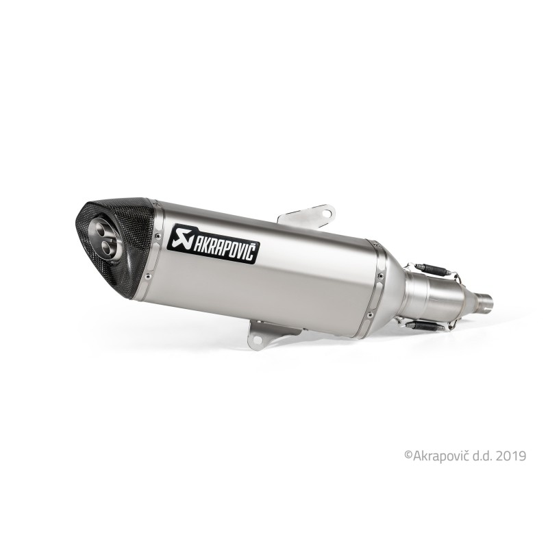 Akrapovic Silenziatore Omologato Carbonio Inox per Honda FORZA 250 / 300 2018-2020