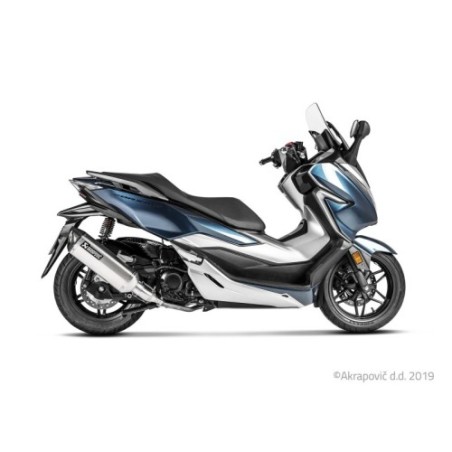 Akrapovic Silenziatore Omologato Carbonio Inox per Honda FORZA 250 / 300 2018-2020