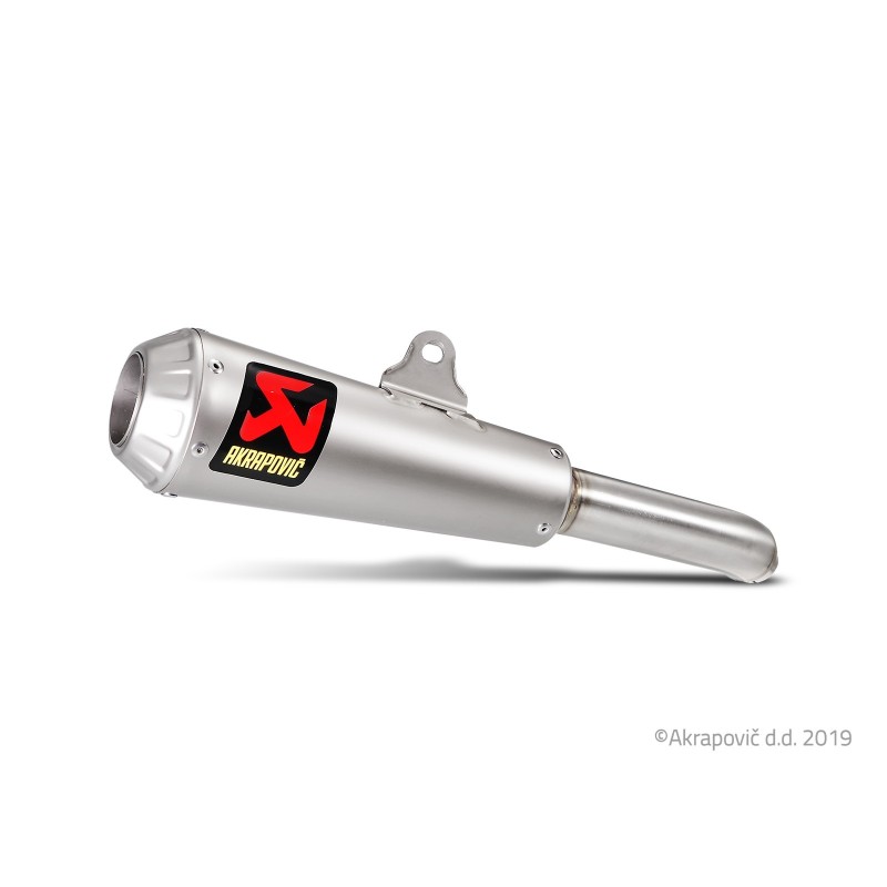 Akrapovic Slip-On Non omologato per Kawasaki Z125 / NINJA 125 / Z 125 (2011KW) 2011 / 2019-2025