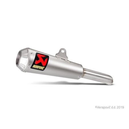 Akrapovic Slip-On Non omologato per Kawasaki Z125 / NINJA 125 / Z 125 (2011KW) 2011 / 2019-2025