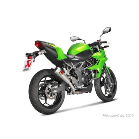Akrapovic Slip-On Non omologato per Kawasaki Z125 / NINJA 125 / Z 125 (2011KW) 2011 / 2019-2025
