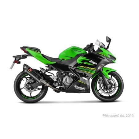 Akrapovic Silenziatore Non omologato Carbonio per Kawasaki NINJA 250 2018-2019