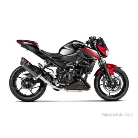 Akrapovic Silenziatore Non omologato Carbonio per Kawasaki NINJA 250 2018-2019