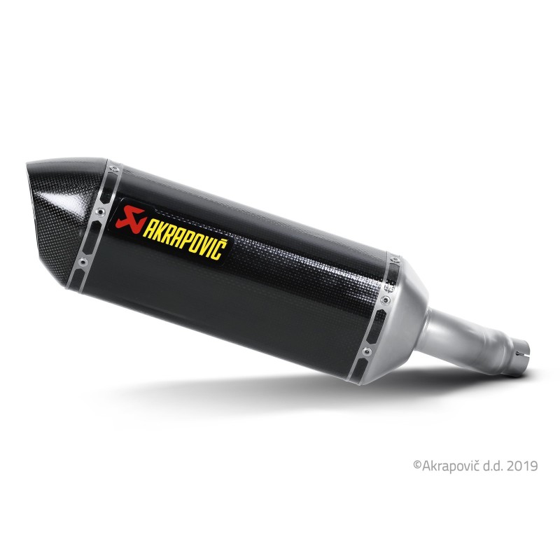 Akrapovic Slip-On Non omologato Carbonio per Kawasaki NINJA 300 2013-2016