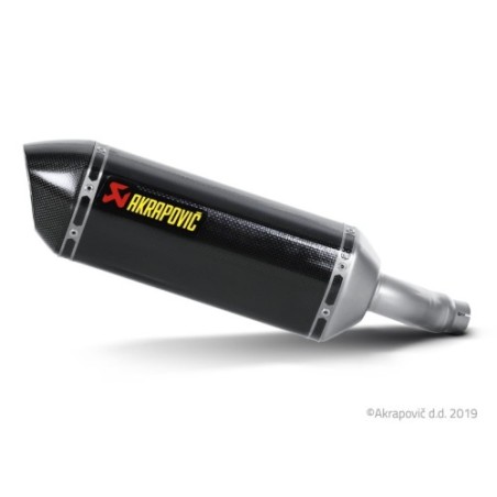 Akrapovic Slip-On Non omologato Carbonio per Kawasaki NINJA 300 2013-2016