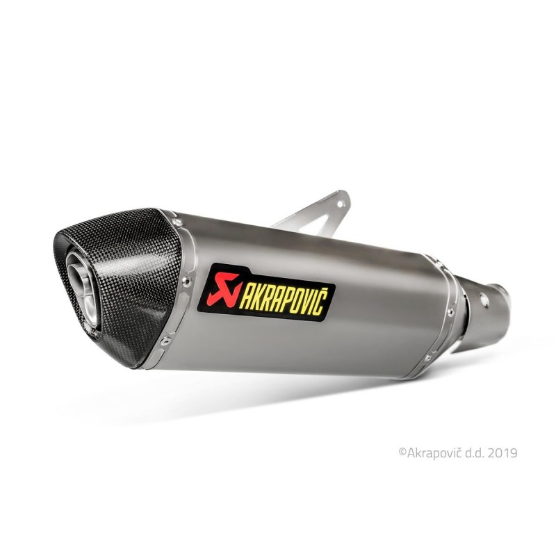 Akrapovic Silenziatore Omologato Carbonio Titanio per Kawasaki NINJA 400 2018-2024