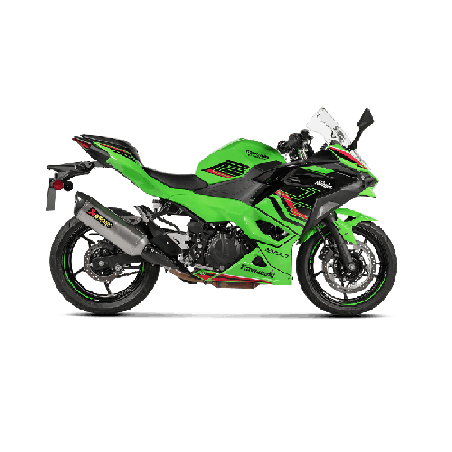 Akrapovic Slip-On Omologato Carbonio Titanio per Kawasaki NINJA 500 / Z500 2024-2026