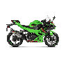 Akrapovic Slip-On Omologato Carbonio Titanio per Kawasaki NINJA 500 / Z500 2024-2026