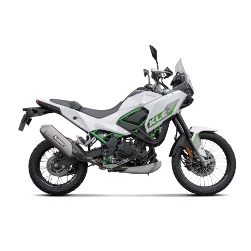Akrapovic Slip-On Omologato Titanio per Kawasaki KLE 500 2026