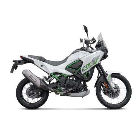 Akrapovic Slip-On Omologato Titanio per Kawasaki KLE 500 2026