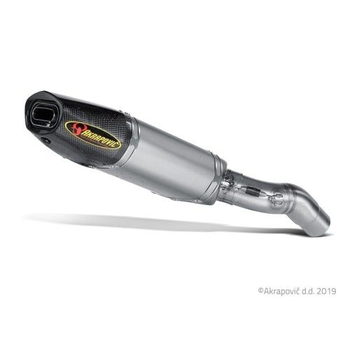 Akrapovic Silenziatore Omologato Carbonio Titanio per Kawasaki ZX-6 R / 636 2007-2008
