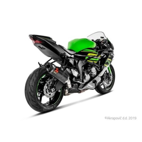 Akrapovic Silenziatore Non omologato Carbonio per Kawasaki ZX-6 R / 636 ZX-6R 636 2009-2026 / 2013-2020