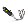 Akrapovic Scarico Completo Non omologato Carbonio Inox per Kawasaki ZX-6 R / 636 ZX-6R 2009-2026