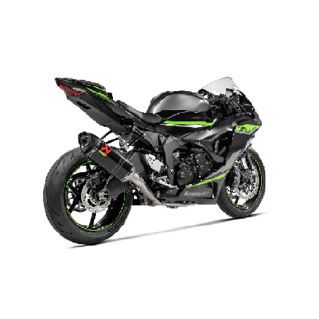 Akrapovic Scarico Completo Non omologato Carbonio Inox per Kawasaki ZX-6 R / 636 ZX-6R 2009-2026