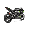 Akrapovic Scarico Completo Non omologato Carbonio Inox per Kawasaki ZX-6 R / 636 ZX-6R 2009-2026