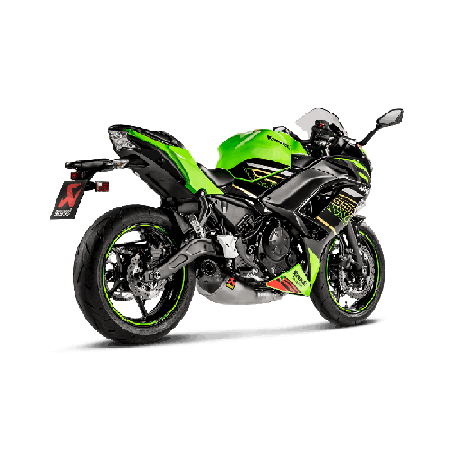 Akrapovic Scarico Completo Titanio Inox per Kawasaki NINJA 650 / Z 650 2017-2020