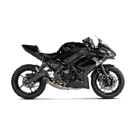 Akrapovic Scarico Completo Non omologato Titanio Inox per Kawasaki NINJA 650 / Z 650 2017-2026