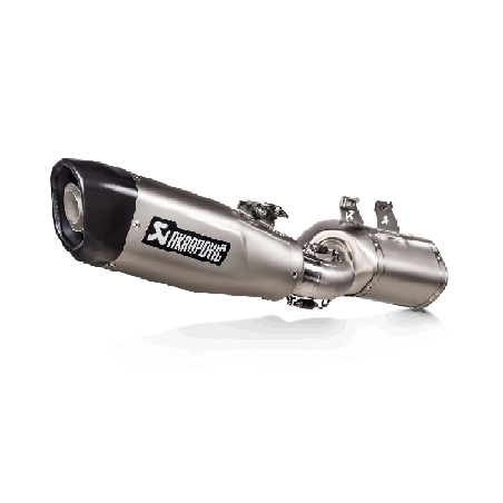 Akrapovic Slip-On Omologato Carbonio Titanio per Kawasaki Z 650 RS 2022-2023