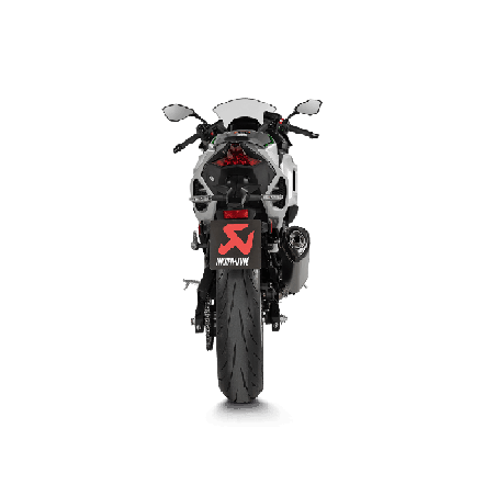 Akrapovic Slip-On Omologato Carbonio Titanio per Kawasaki NINJA 7 / Z7 HYBRID 2024-2025