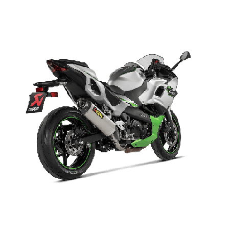 Akrapovic Slip-On Omologato Carbonio Titanio per Kawasaki NINJA 7 / Z7 HYBRID 2024-2025