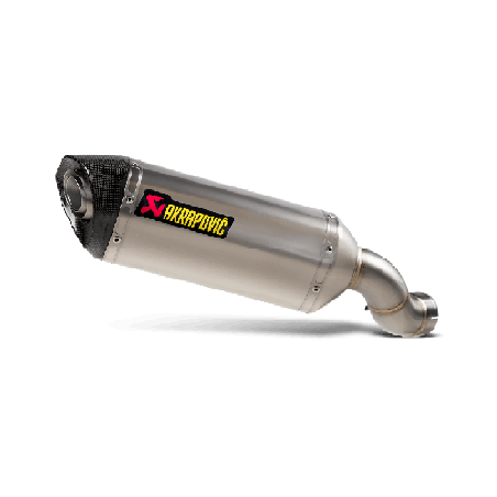Akrapovic Silenziatore Omologato Carbonio Titanio per Kawasaki Z 900 2017-2019