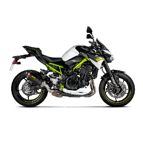 Akrapovic Silenziatore Omologato Carbonio per Kawasaki Z 900 2017-2019