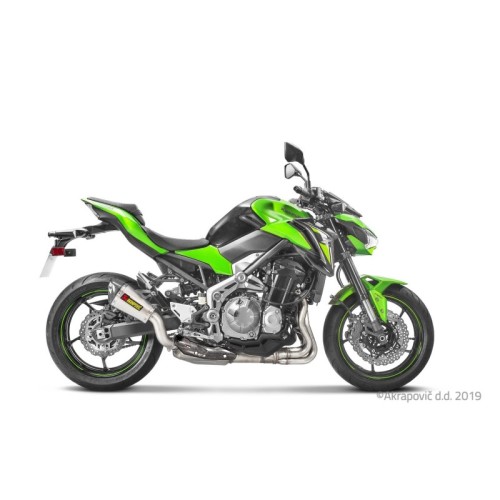 Akrapovic Silenziatore Non omologato Carbonio Titanio per Kawasaki Z 900 2017-2019